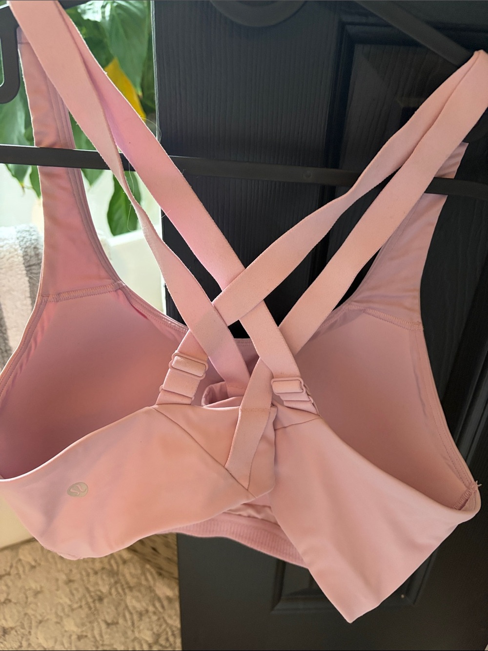lululemon athletica Dusty Pink Strappy Sports Bra